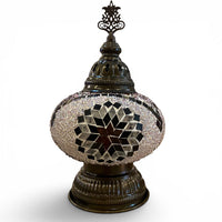 7” Turkish Table Lamp Purple