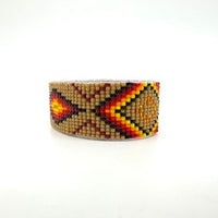 Thick Navajo Made Beaded Bracelet