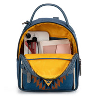 Wrangler Aztec Knitted With Coin Pouch Mini Backpack Jean