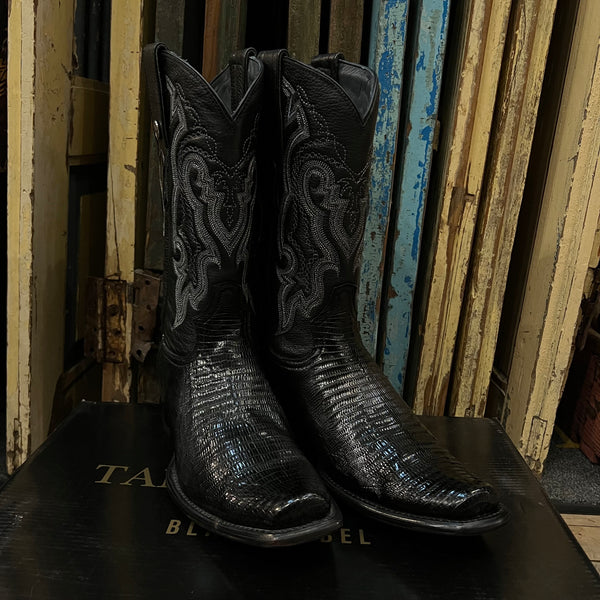 Men’s Lizard Vidriado Square-toe Boots