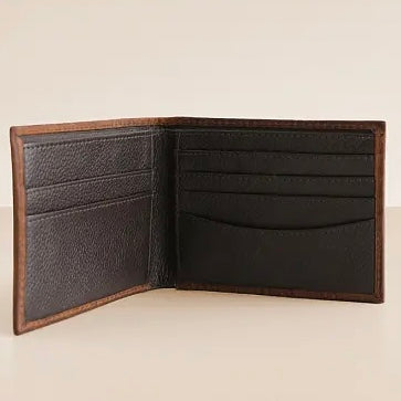 Ariat BiFold Textured Leather Wallet