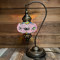 Handmade Half a Heart Turkish Lamps - Dark Multicolor