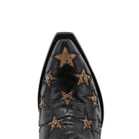 Black Star Women’s Marfa Star Inlay Studded Western Boots - Snip Toe