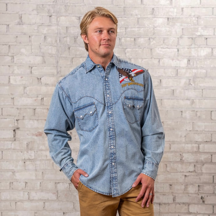 Men's Rockmount USA 250th - America the Beautiful Embroidered Western Shirt