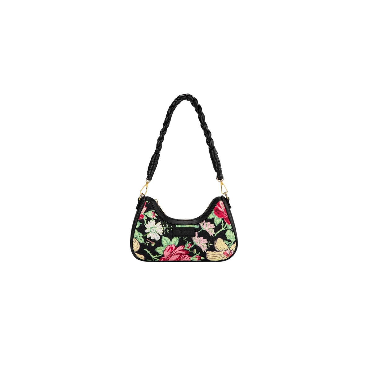 Wrangler Floral Print Braided Hobo Bag
