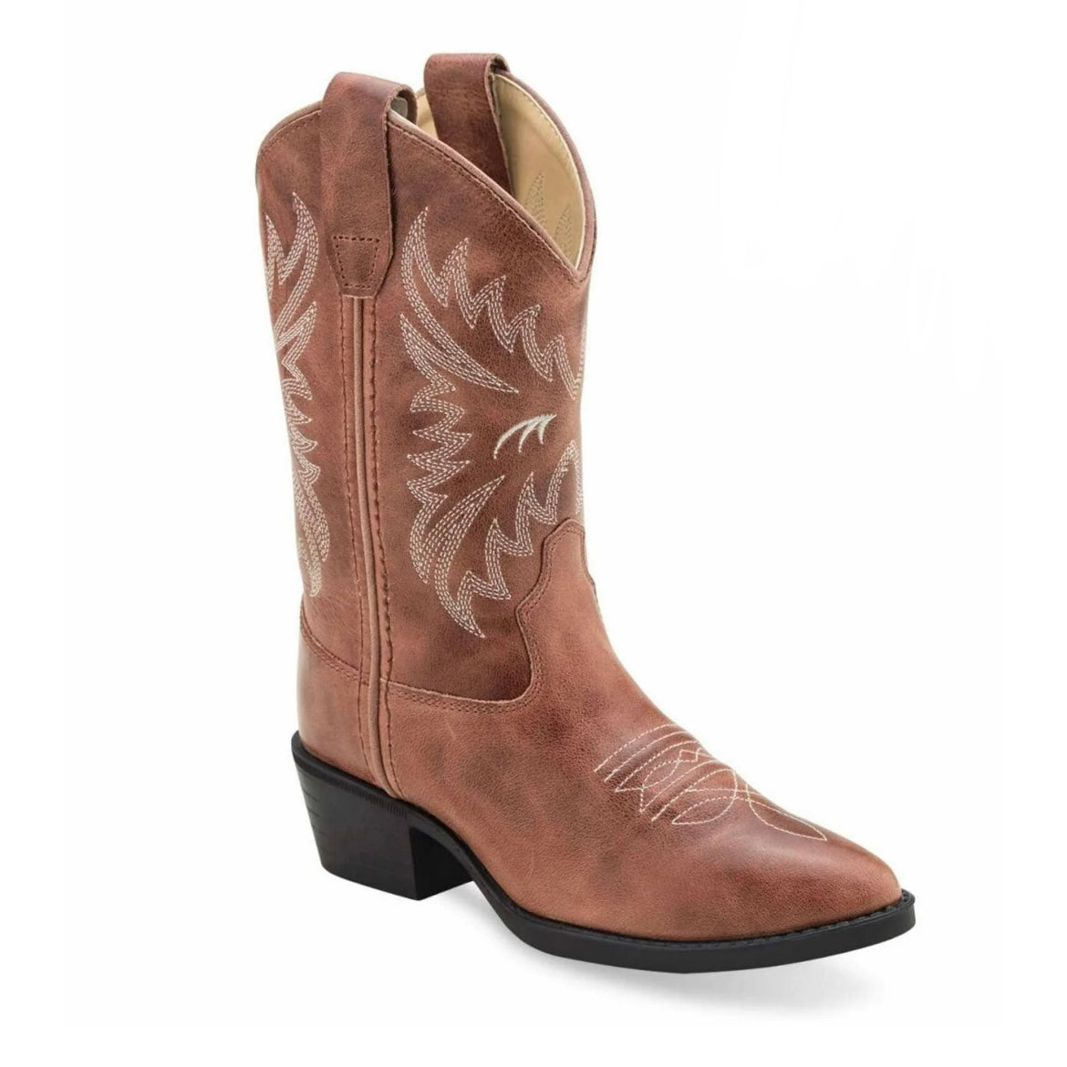 Children’s Round Toe Western Boots - 8176