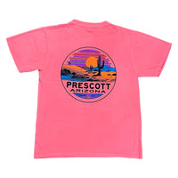 Neon Pink with Desert Sunset T-Shirt