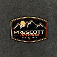 Olive Green Mountain Scene With Elk T-Shirts