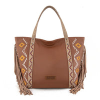 Wrangler Aztec Embroidered Large Tote Bag