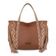 Wrangler Aztec Embroidered Large Tote Bag