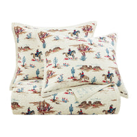 Stetson Desert Trail Reversible Quilt Set