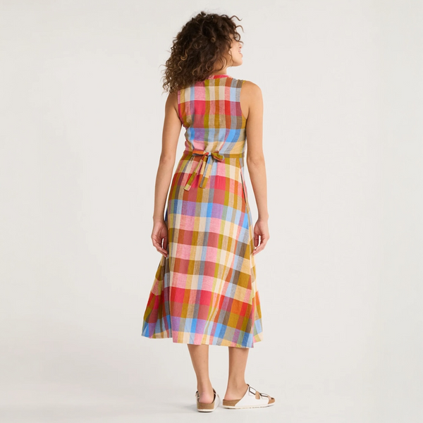 WOMEN'S PENDLETON LANA SLEEVELESS LINEN DRESS