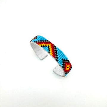 Thin Navajo Made Beaded Bracelet