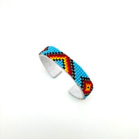 Thin Navajo Made Beaded Bracelet