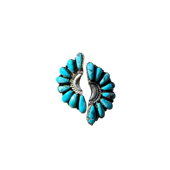 Crescent Turquoise Earrings