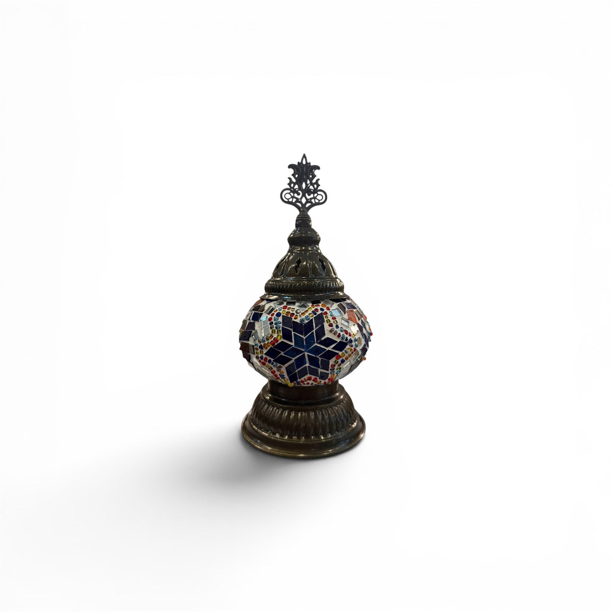 3” Turkish Table Lamp Multicolor