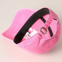 Embroidered Letters In My Lover Era Baseball Cap: HOT PINK / ONE SIZE