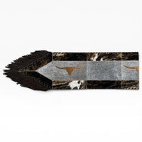 Medium Cowhide Table Runner - Longhorn
