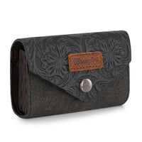 Wrangler Floral Tooled Card Holder