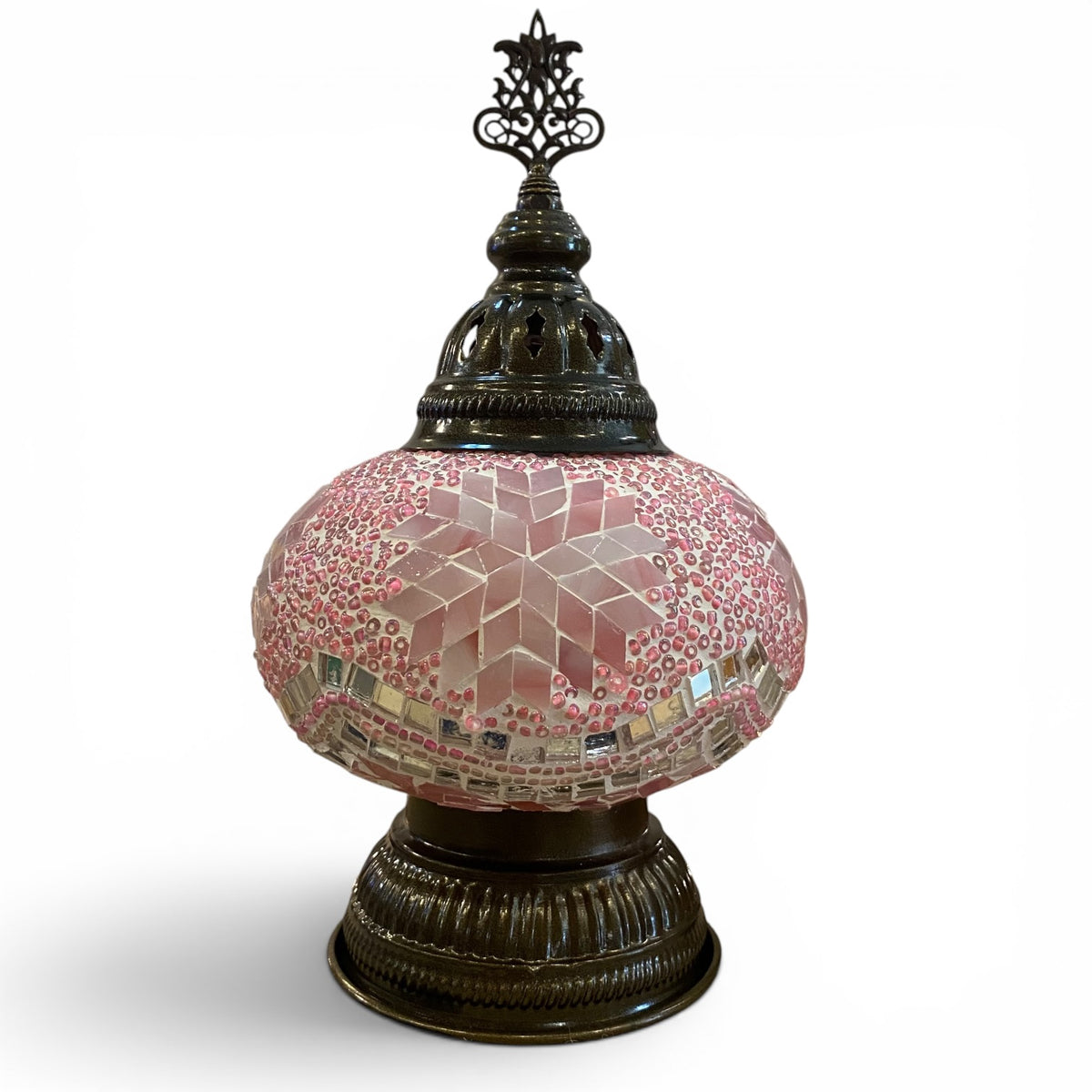 7” Turkish Table Lamp Pink