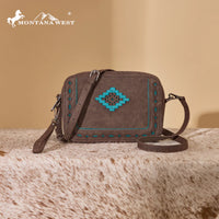 Montana West Western Aztec Cut-Out Crossbody Bag