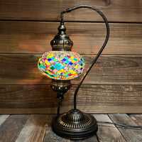 Handmade Half a Heart Turkish Lamps - Multicolored