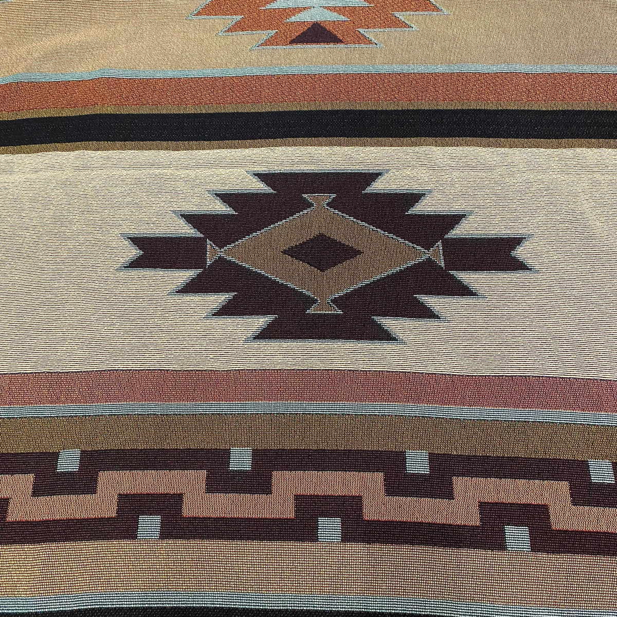 Kaibab Sage- Southwest - Cotton Woven Throw Blanket