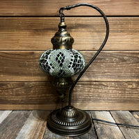 Handmade Half a Heart Turkish Lamps - Green