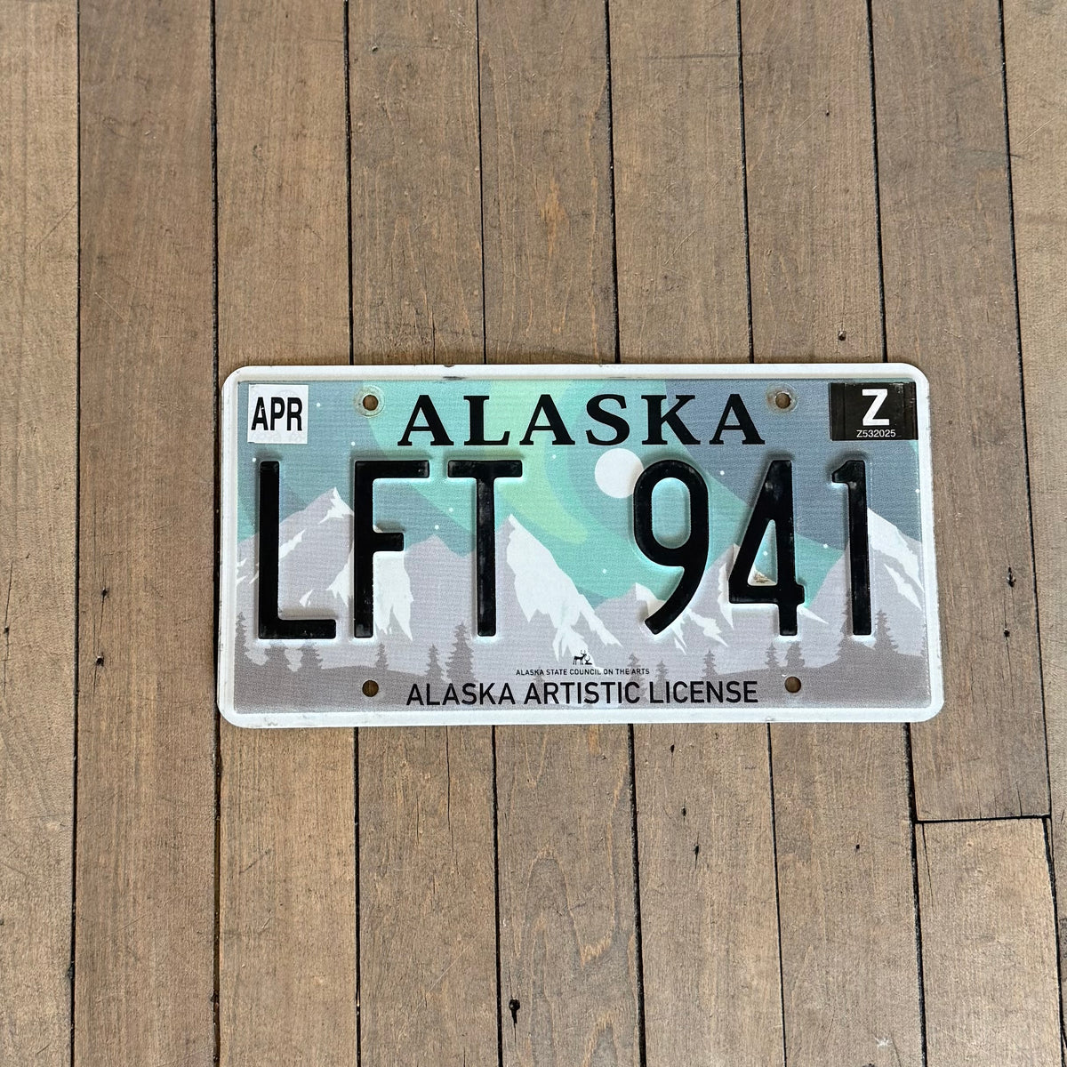 Alaska License Plate