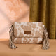 Wrangler Cow Print Fringe Crossbody Bag