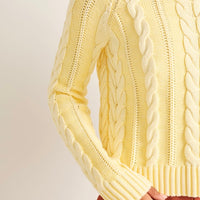 Women's Pendleton Cotton Cable Sweater