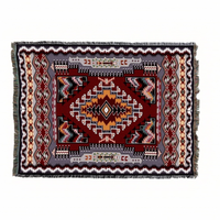 Painted Hills Sunset- Southwest - Cotton Woven Throw Blanket