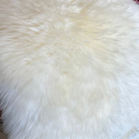 Genuine Sheep Skin Rug - White