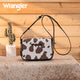 Wrangler Cow Print Crossbody