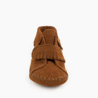 Infant Minnetonka Front Strap Bootie