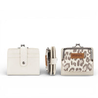 Leopard Print Bi-Fold Wallet With Coin Purse