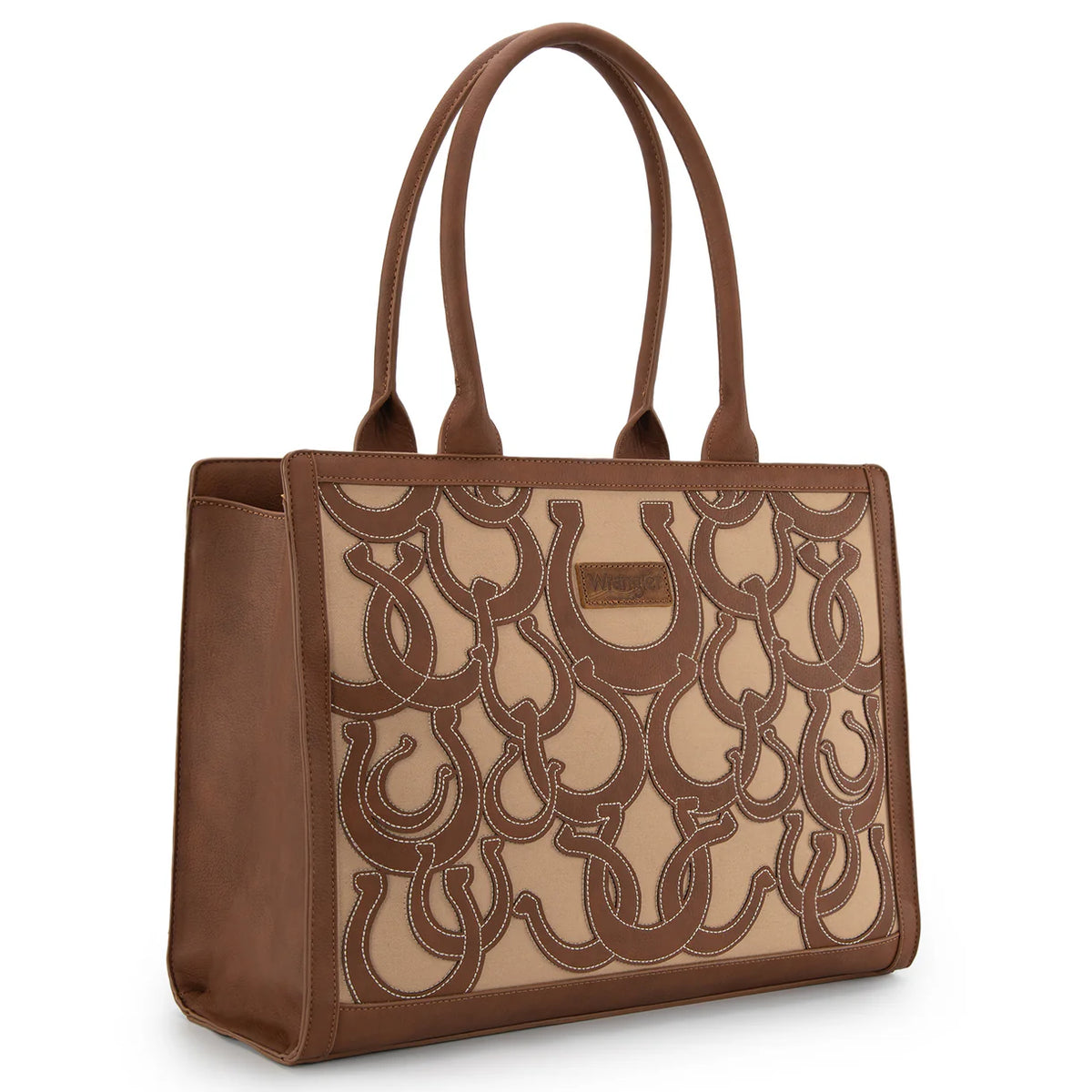 Wrangler Horseshoe Cutout Large Tote Bag