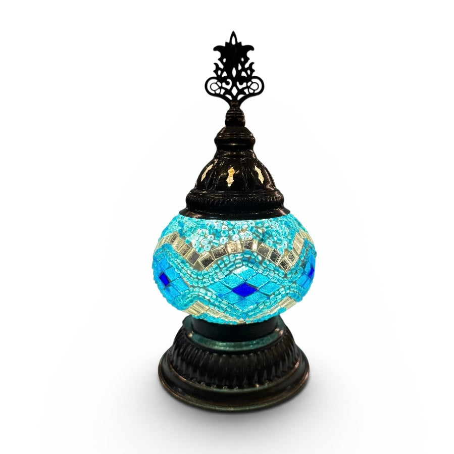 3” Turkish Table Lamp Turquoise