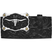 Classic Longhorn Belt- Black