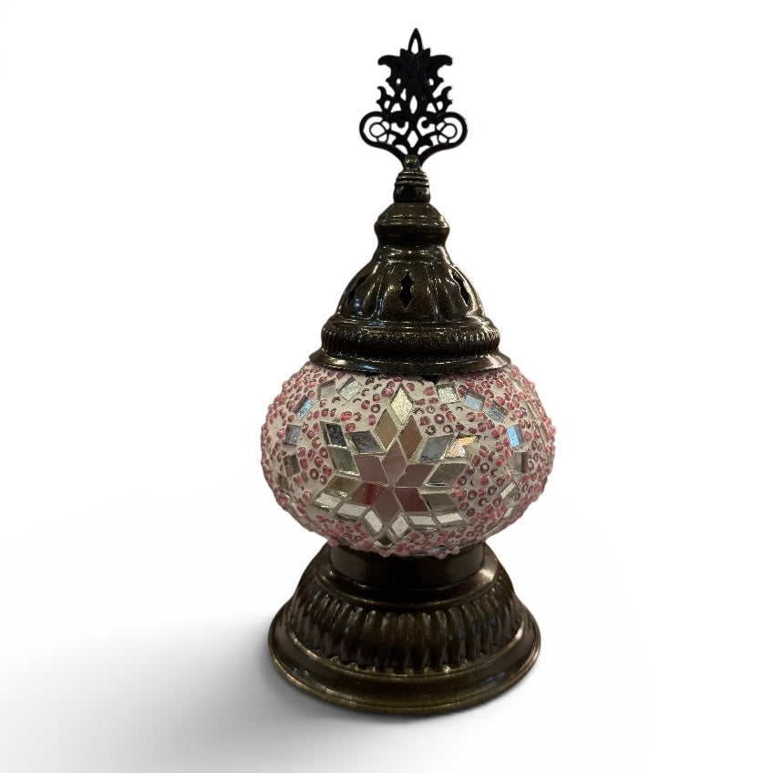 3” Turkish Table Lamp Pink