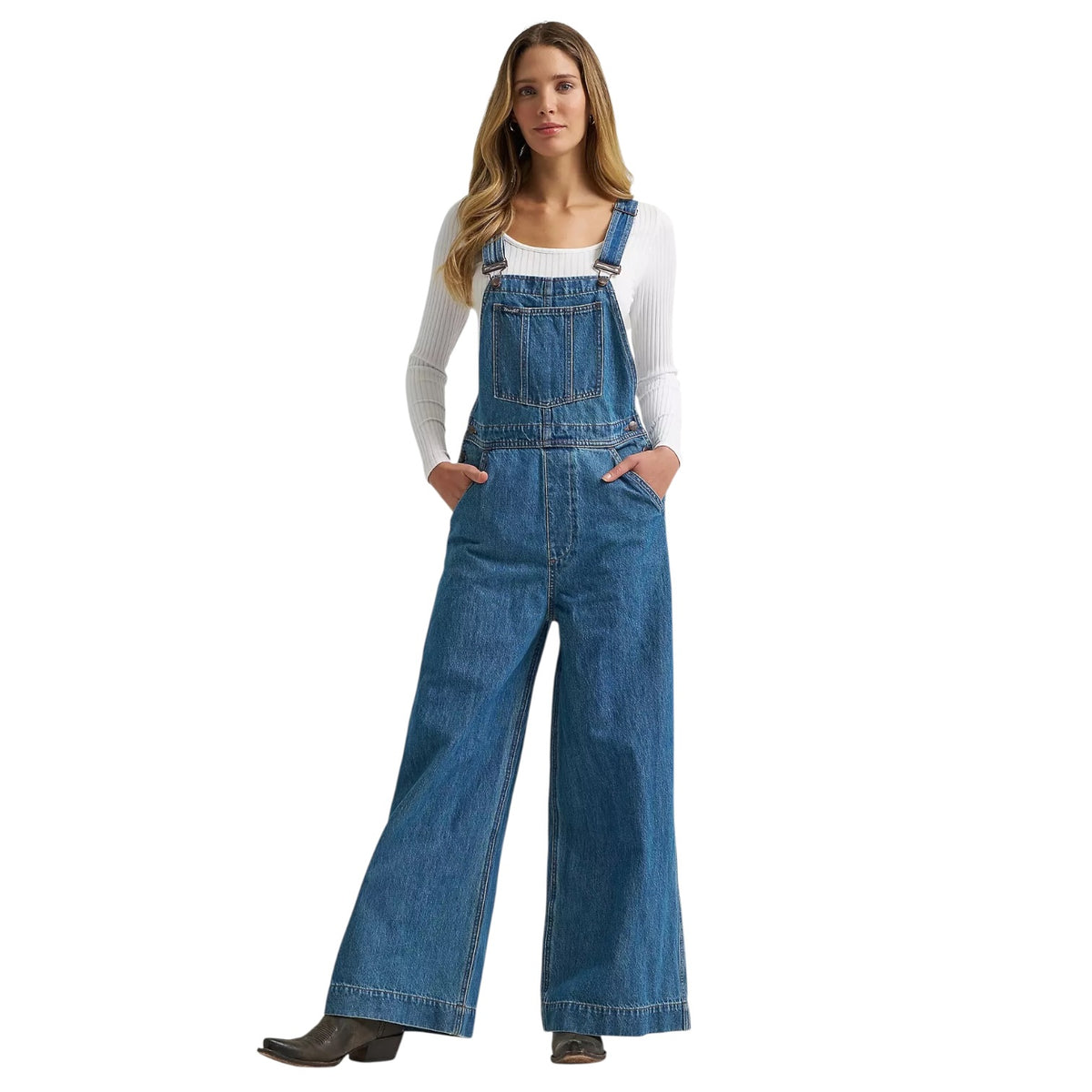 Woman’s Wrangler Retro Bailey Wide Leg Overalls