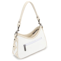 Wrangler Aztec Studded Shoulder Bag With Mini Pouch Beige
