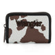 Wrangler Small Cow Print Zip Wallet