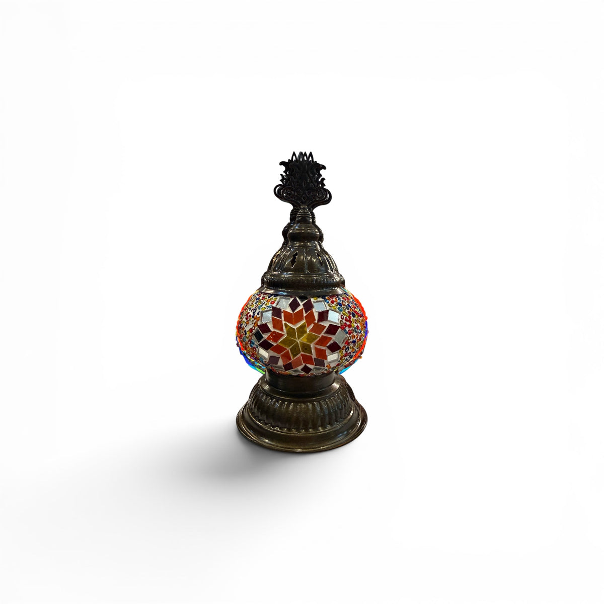 3” Turkish Table Lamp Multicolor