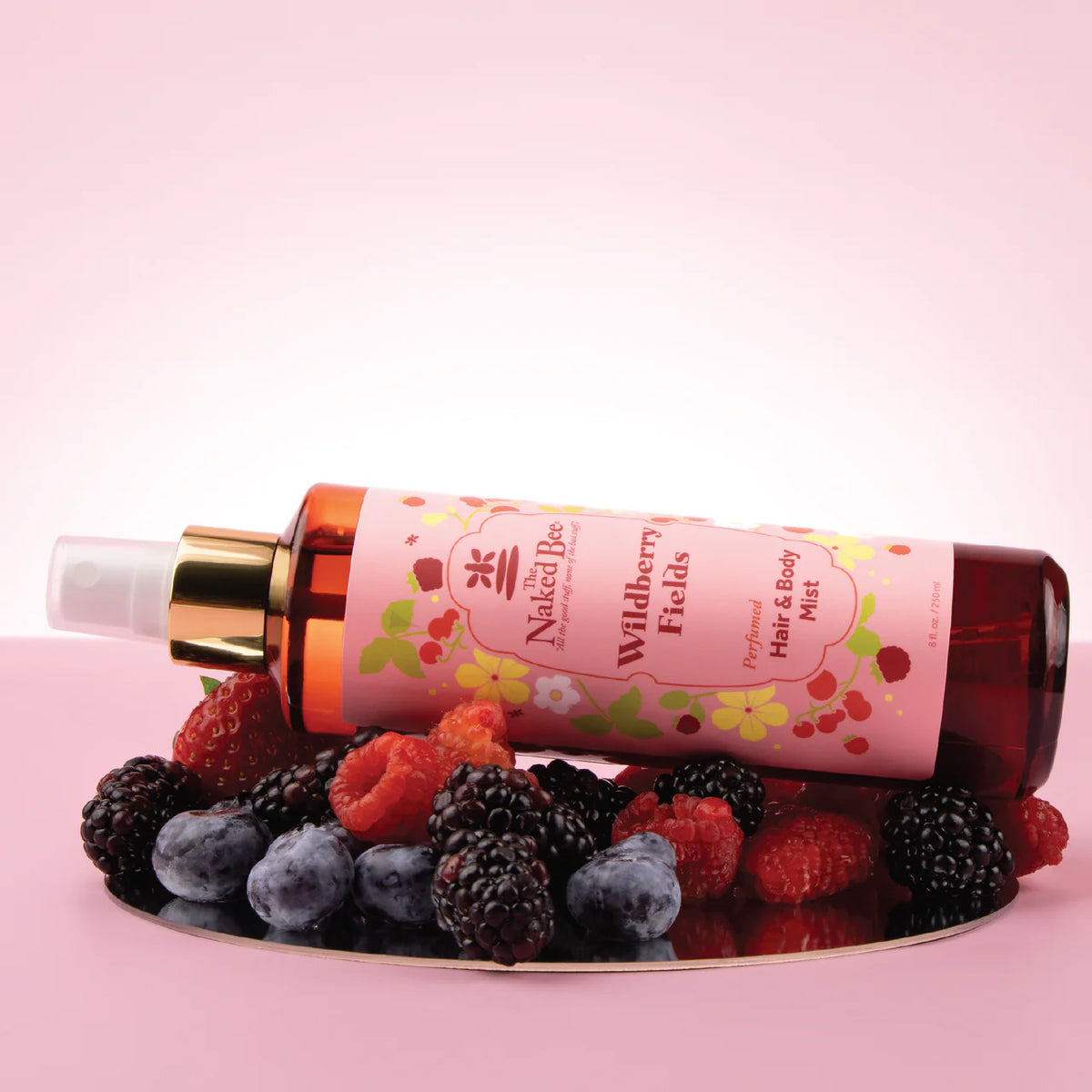 The Naked Bee 8 oz. Wildberry Fields Perfumed Hair & Body Mist