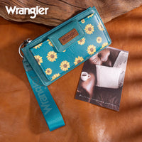 Wrangler Sunflower Print Card Wallet/Wristlet