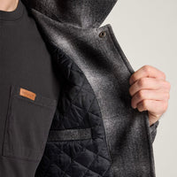 Men's Quilted Wool Coaches Jacket