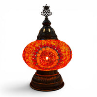 7” Turkish Table Lamp Orange