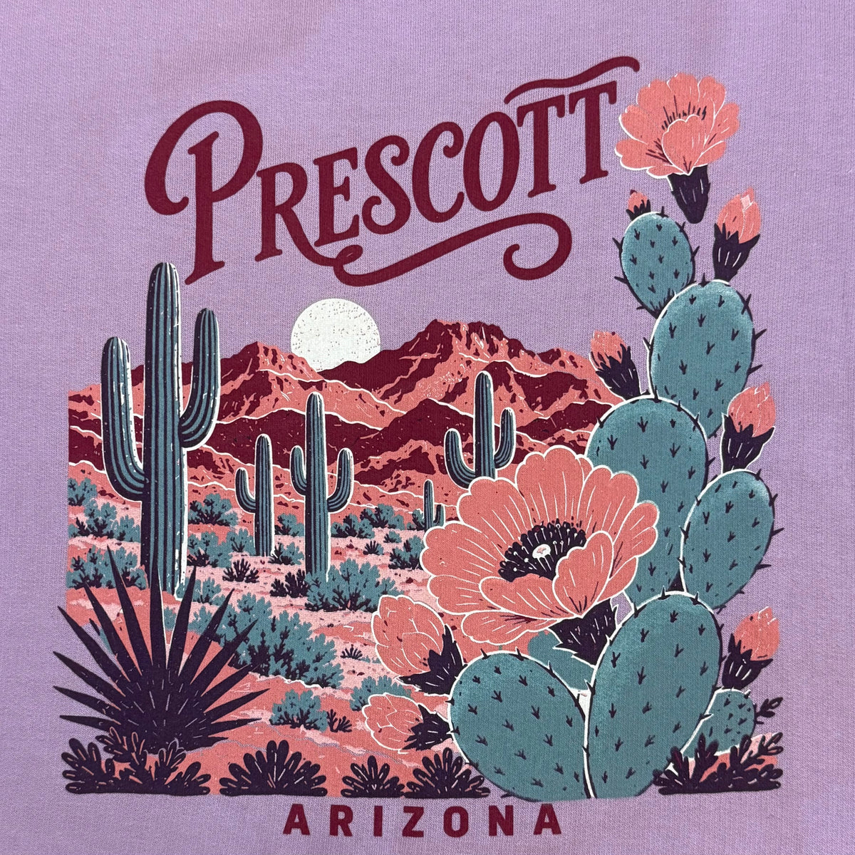 Ladies Baloo Desert Saguaro Cactus Sweatshirt