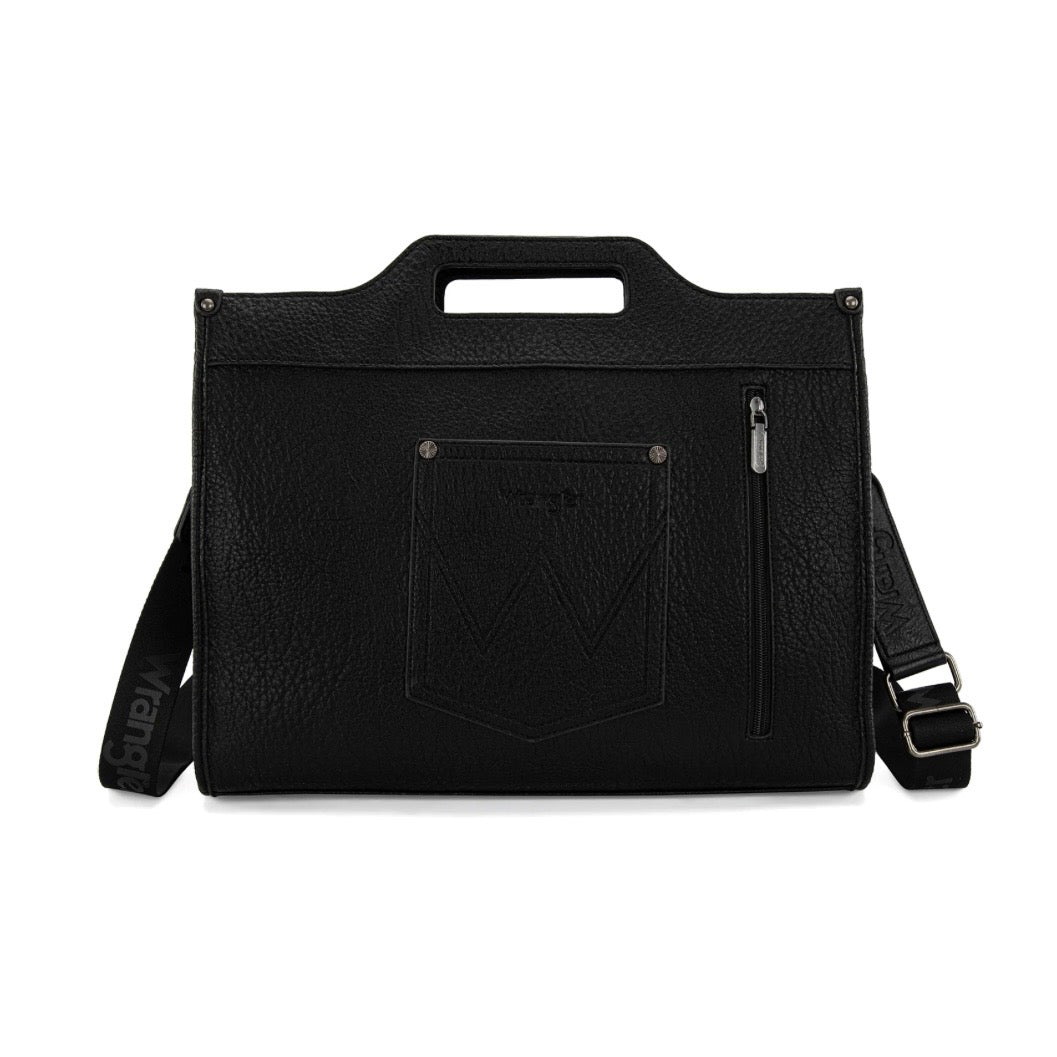 Wrangler Genuine Cowhide Carry-All Cowhide Large Crossbody